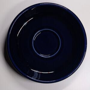 Fiesta Cobalt Blue Saucer Post-1986 USA Homer Laughlin AAAC Lead Free